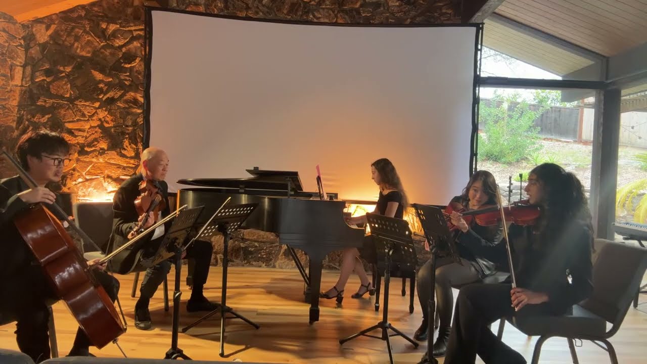 Rehearsal for VDMP2026 | Piano and Oclef String Quartet