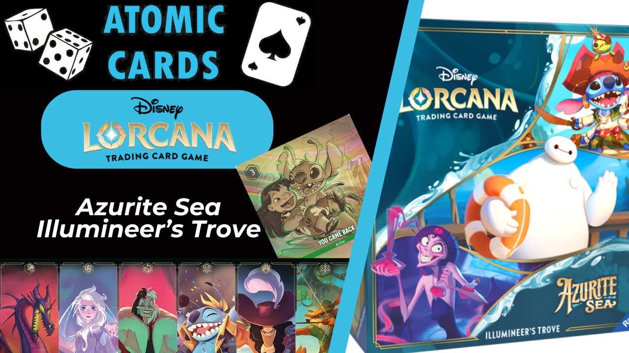 Disney Lorcana Unboxing - Azurite Sea Illumineer's Trove