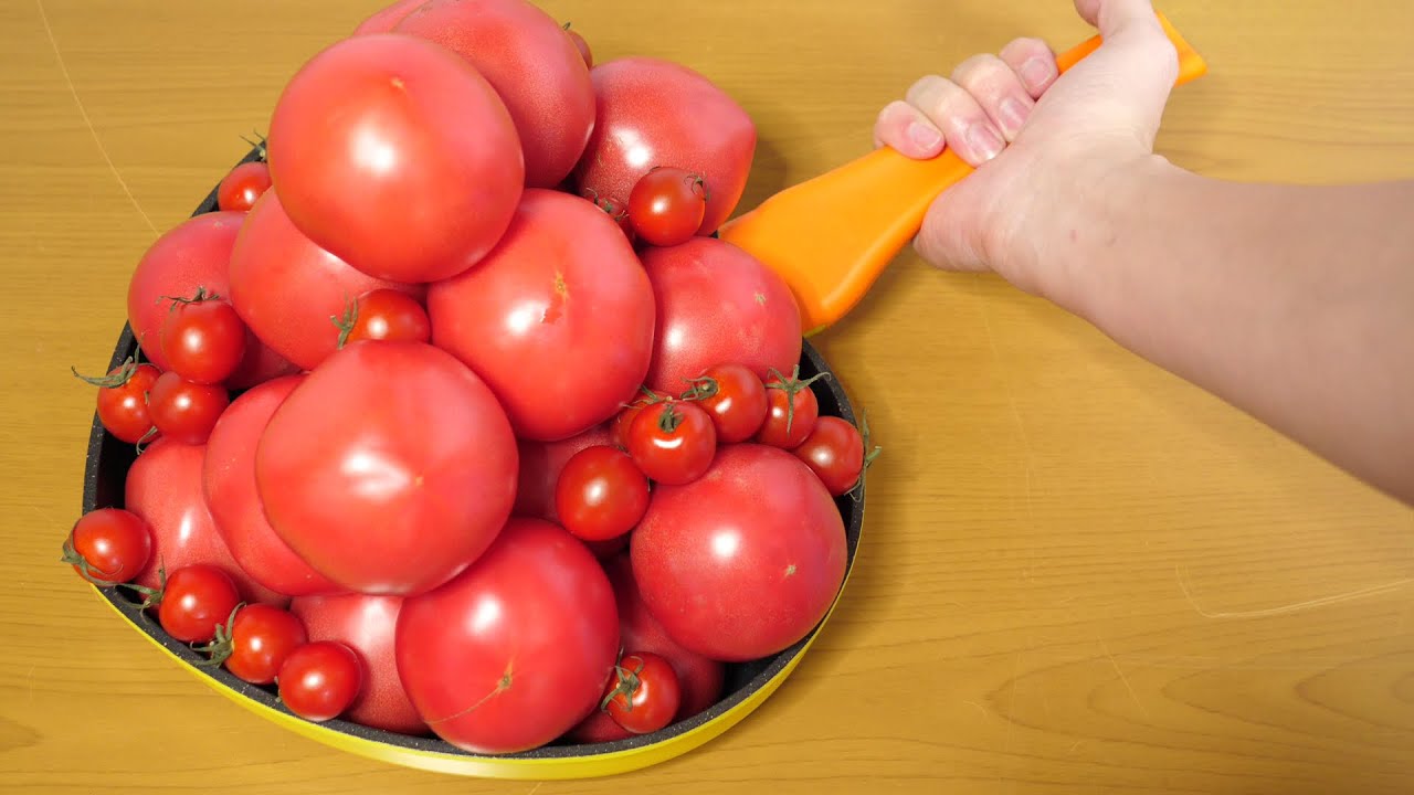 朝ごはん作ってみた『まるごとトマト鍋』