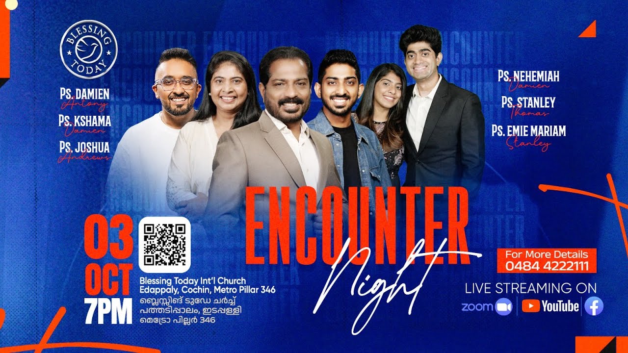 ENCOUNTER NIGHT | Ps. Damien Antony & Family | Ps. Stanley Thomas | Ps. Joshua Andrews | 03 Oct 2025