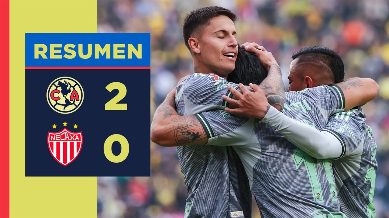 Resumen completo: América 2 vs. 0 Necaxa | J4, CL26 | ¡Triunfo en casa con GOLAZO de Brian!