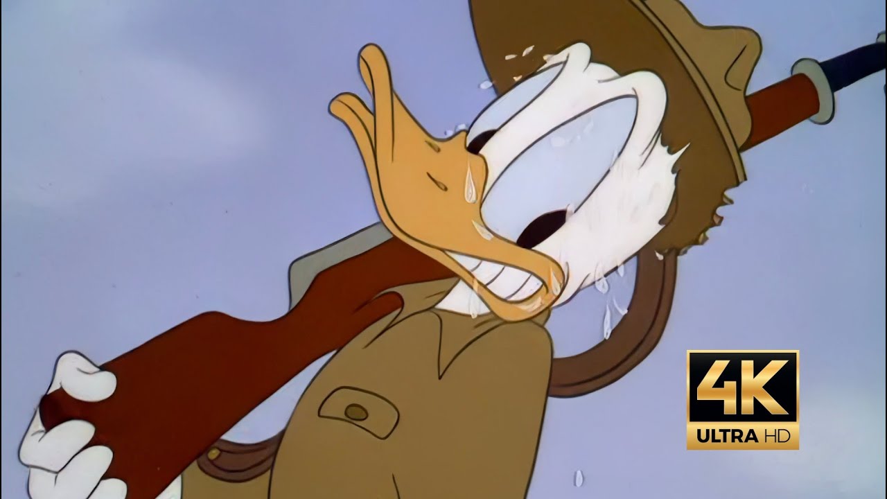 Donald Gets Drafted &mdash; Disney WWII cartoon, restored