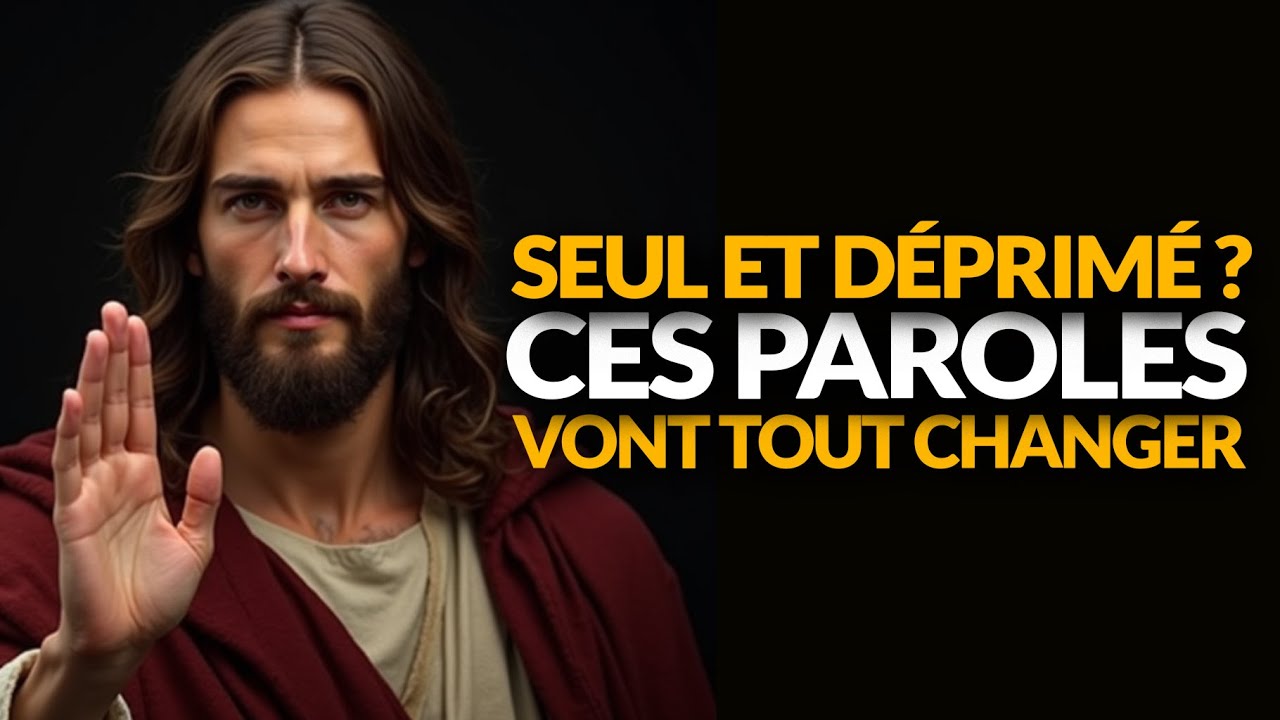SI TU TE SENS SEUL OU DÉPRIMÉ, CES PAROLES DU CHRIST VONT TOUT CHANGER