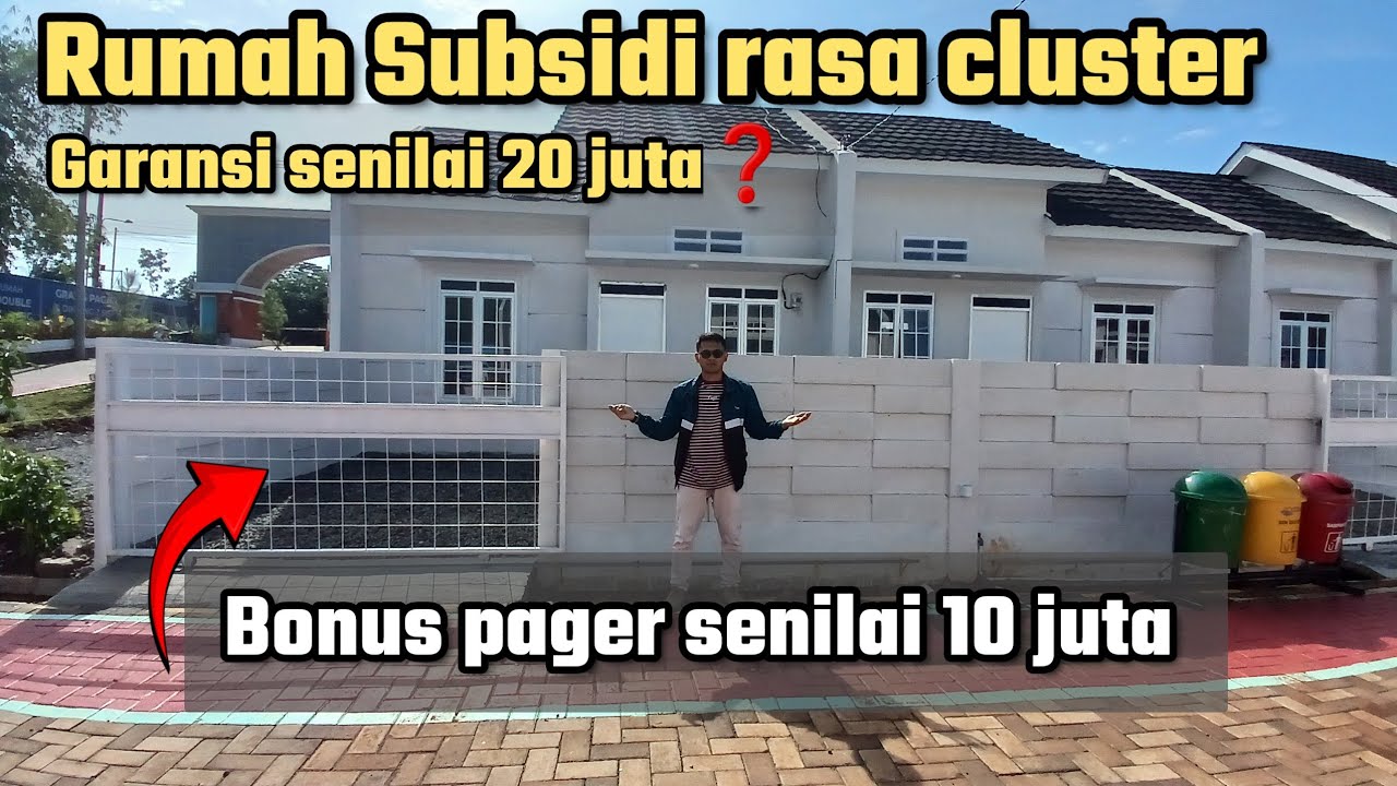 RUMAH SUBSIDI PUNYA LINGKUNGAN KAYA CLUSTER❓️❓️