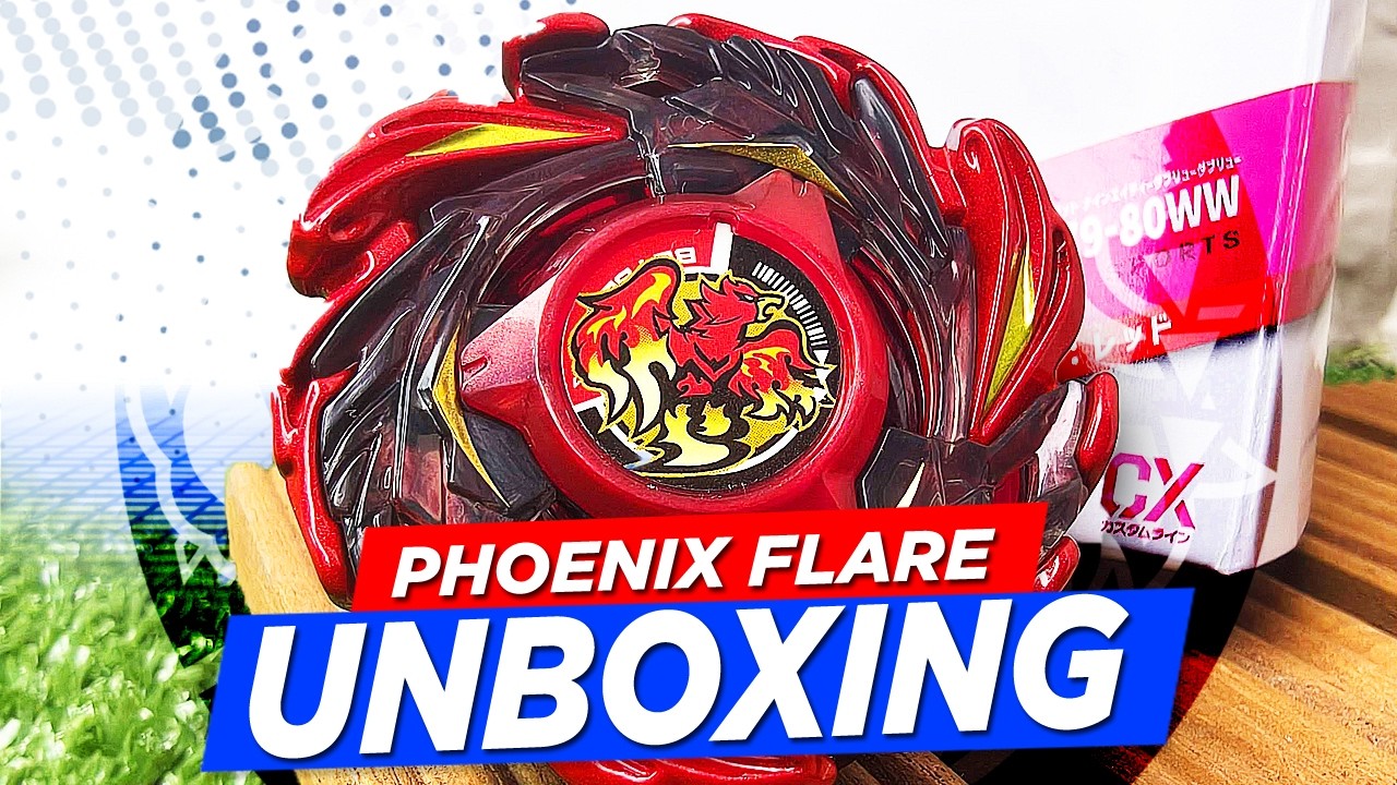 🔥O PHOENIX FLARE tem um PROBLEMA... | Beyblade X CX-12 Phoenix Flare Z9-80WW Unboxing Review
