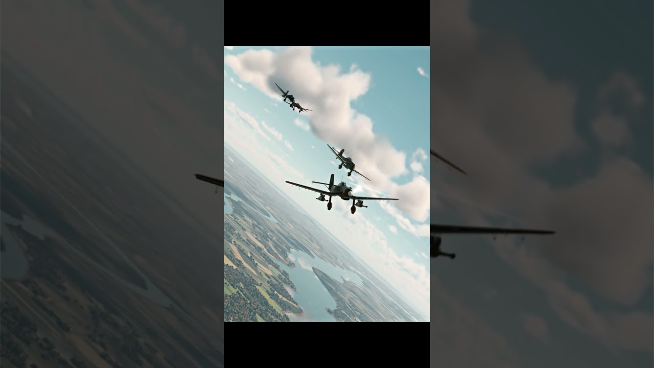 Stuka Squad Strikes Back!  #warplanesww2 #gaming #warthunder  #cinematic #history #military #planes