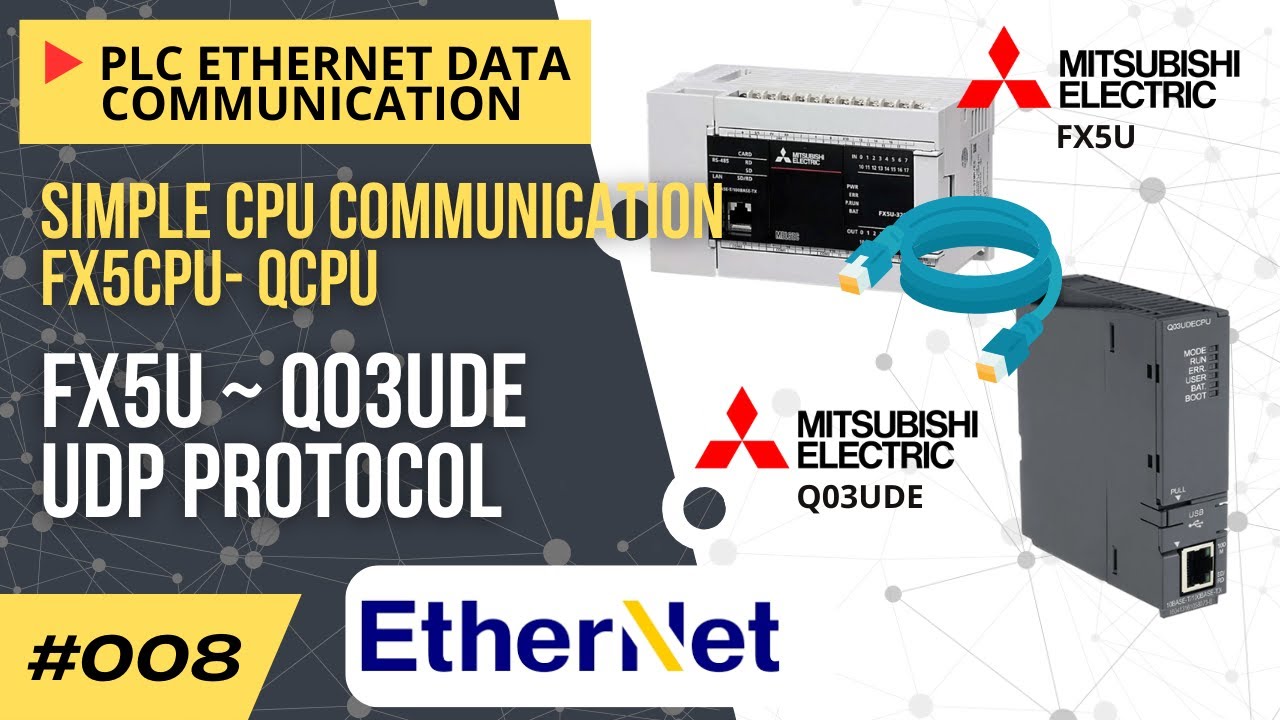 Simple CPU Communication Mitsubishi FX5U with Q03UDE