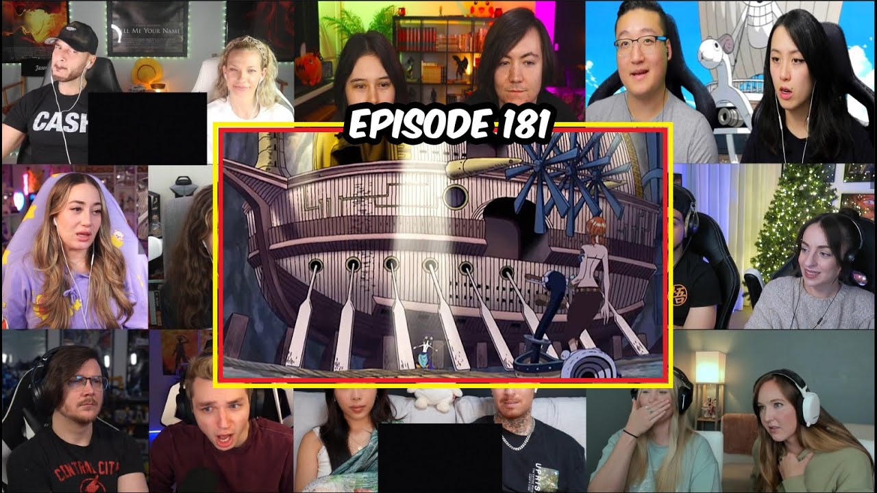 ARK MAXIM! | One Piece Episode 181 Reaction Mashup | ワンピース