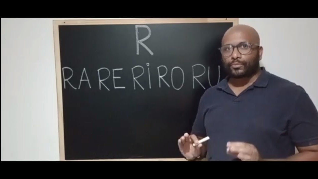 ALFABETIZAÇÃO DE JOVENS E ADULTOS AULA 16 - LETRA R
