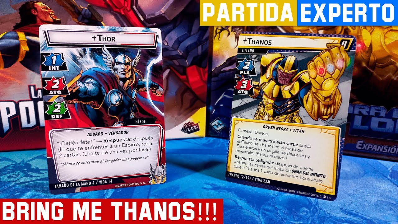 THOR vs THANOS Experto | Partida Marvel Champions