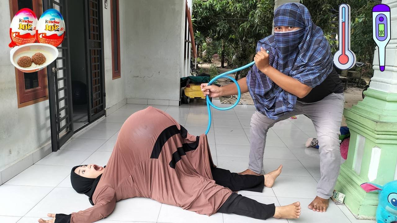Drama Lucu 😂😍😘 Ibu Hamil Tidur Perutnya Di Kerjain Culik