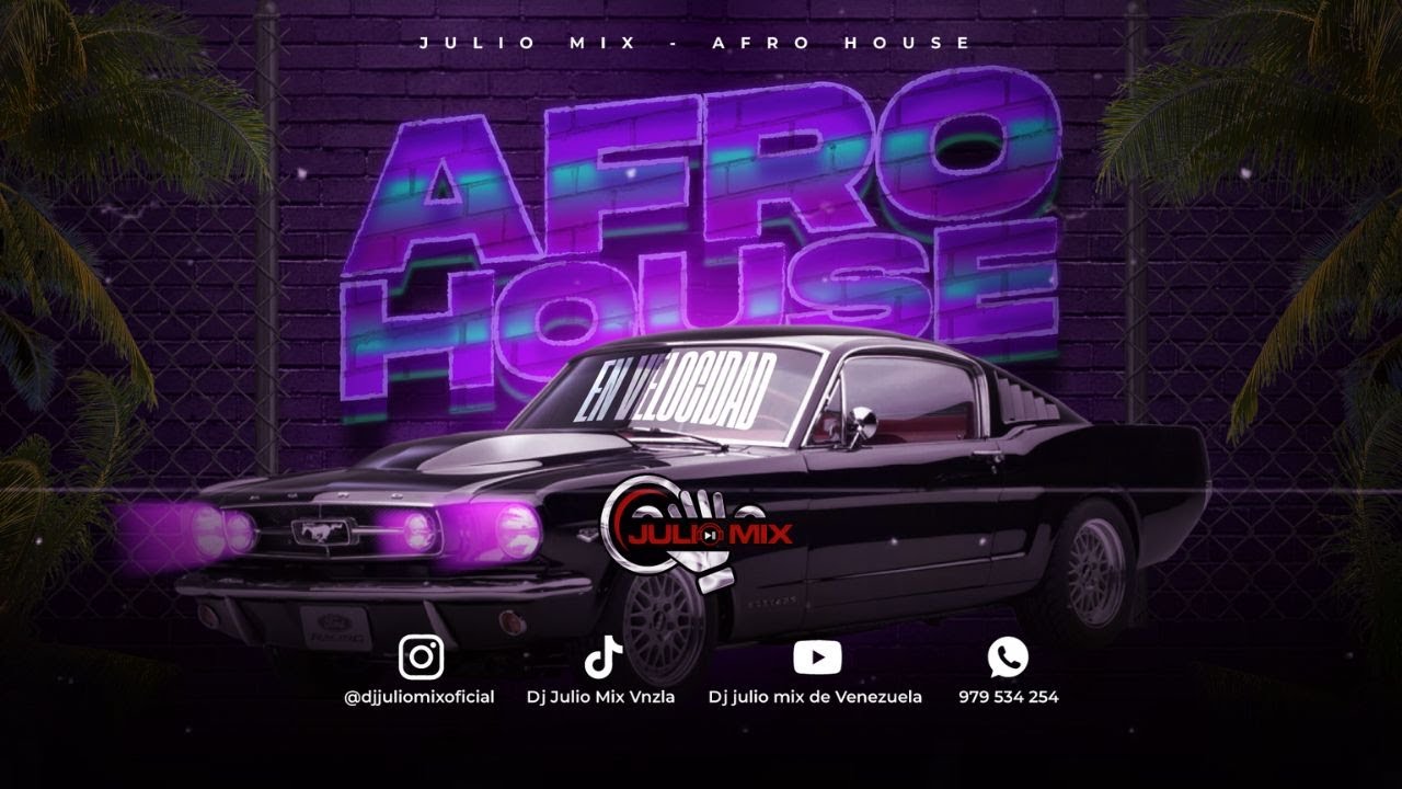 AFRO HOUSE 2024 EN VELOCIDAD 🚀💥  DJ JULIO MIX