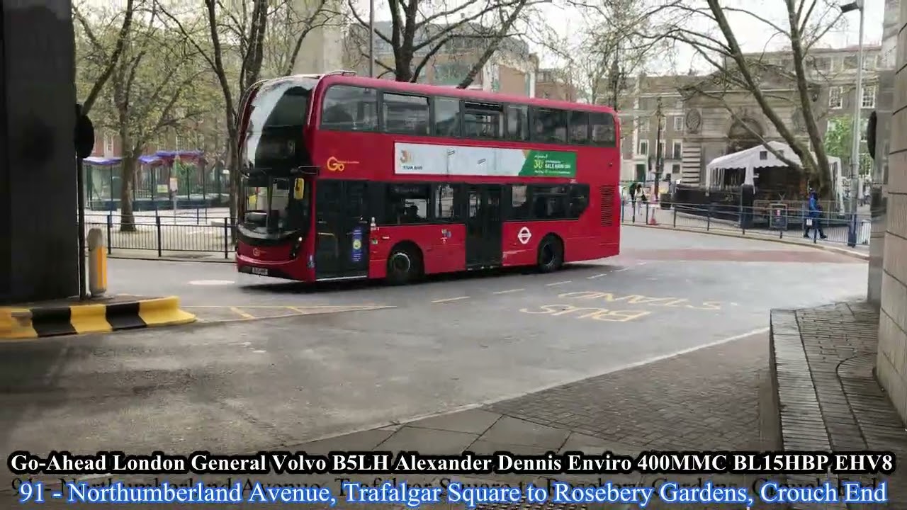 Buses at Euston bus station (22/04/2023)