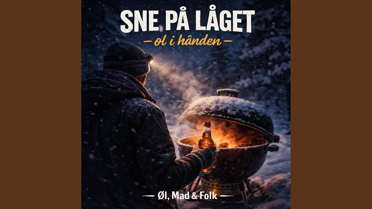 Sne på låget, øl i hånden