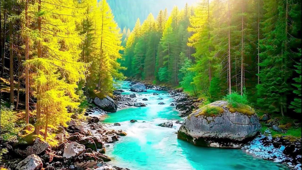 Tranquil River Sound for Deep Sleep | White Noise Therapy for Relaxation & Healing