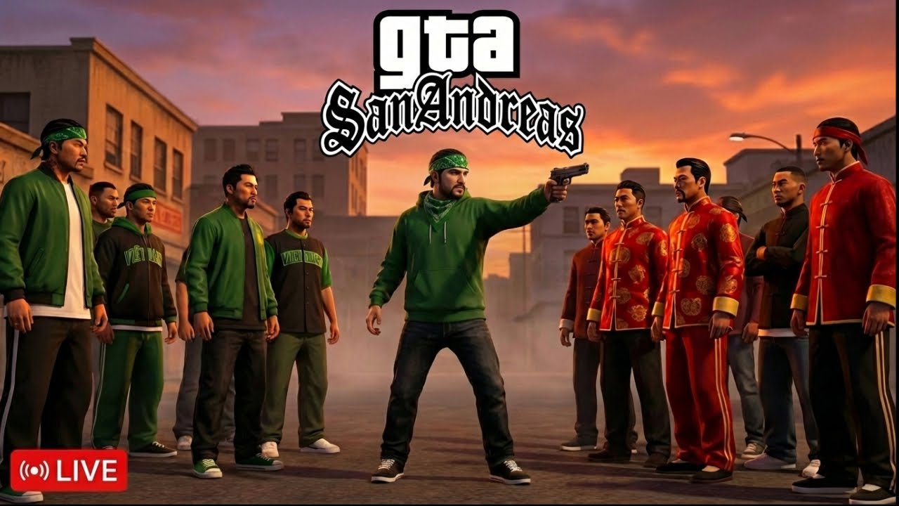 🔴 Çete Savaşları Başladı! | GTA San Andreas Bölüm 5