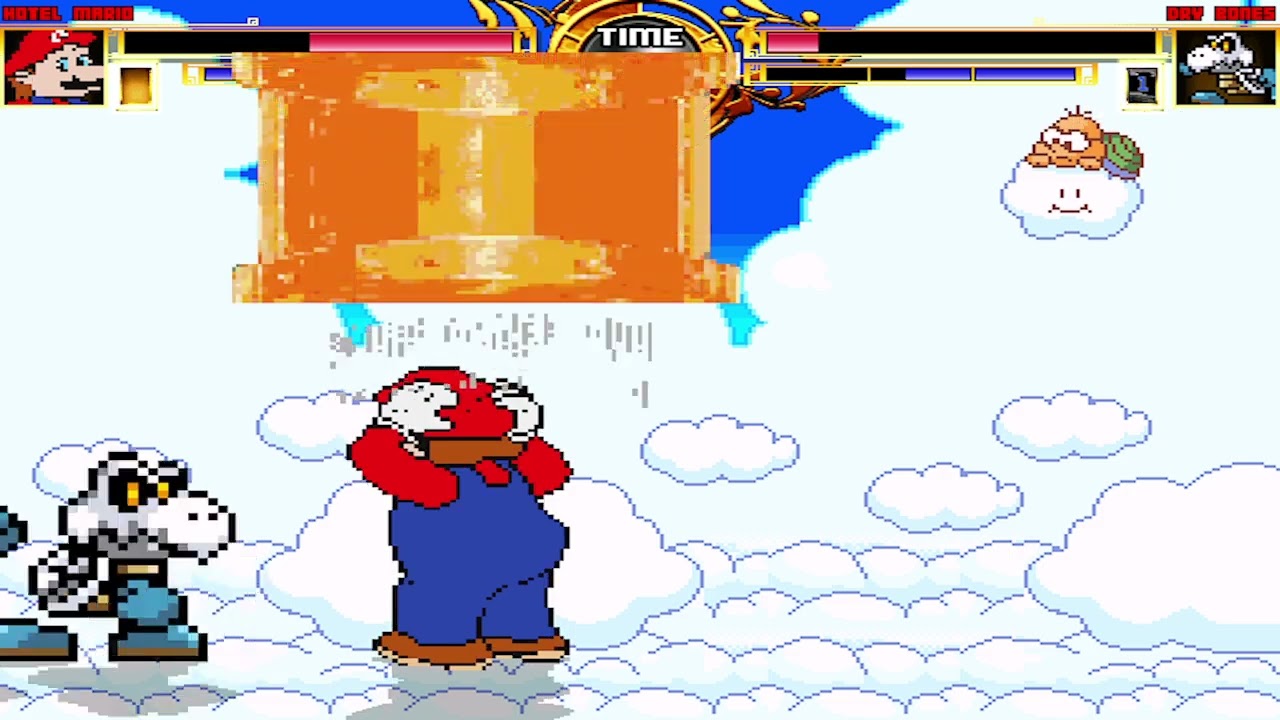 NICK54222 MUGEN: Hotel Mario VS Dry Bones