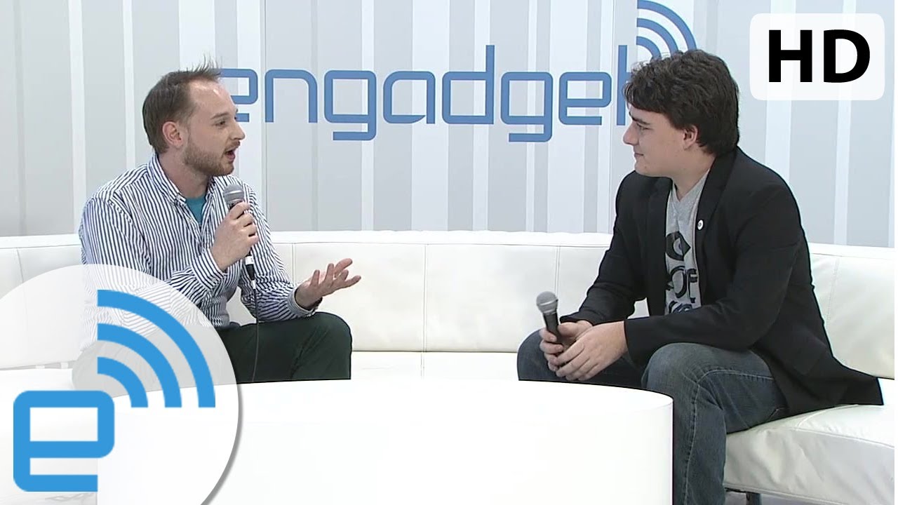 Oculus Rift's Founder Palmer Luckey at CES 2014 | Engadget