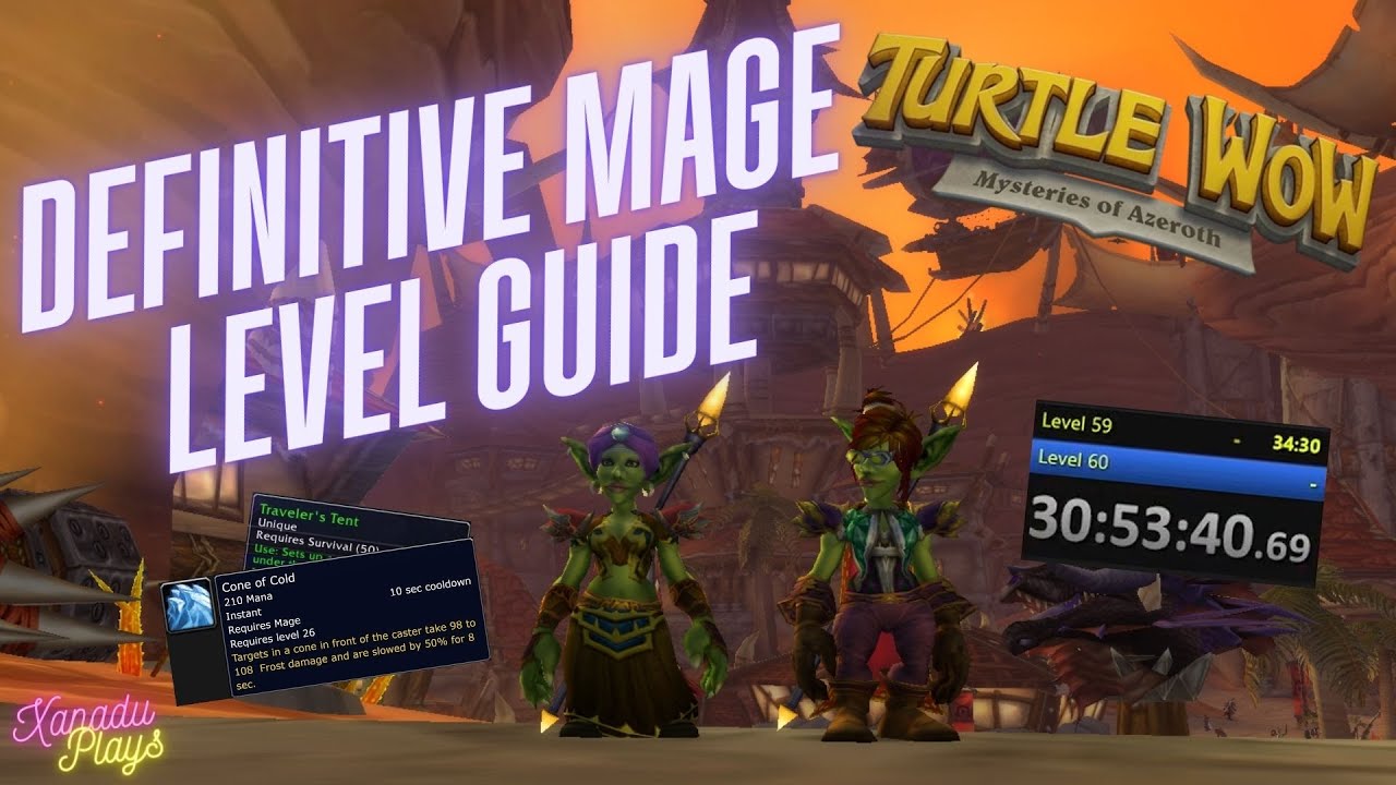 Turtle WoW - The DEFINITIVE Mage AOE Leveling Guide | 60 in 30h!? (NEW & IMPROVED)