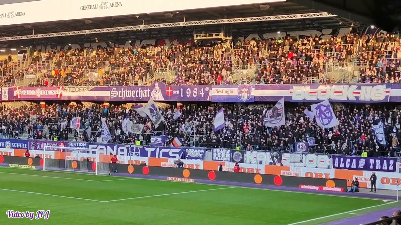 Austria Wien - Hartberg (3:0) / 25.02.23 / Support