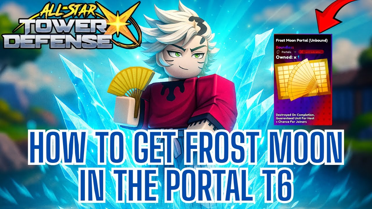 How to Get Frost Moon FAST + Full Showcase | All Star Tower Defense X
