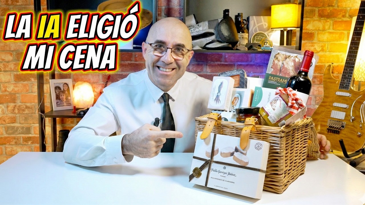 mi CENA GOURMET de NOCHEVIEJA 🤖 LA ELIGE LA INTELIGENCIA ARTIFICIAL 💸 180 &euro;