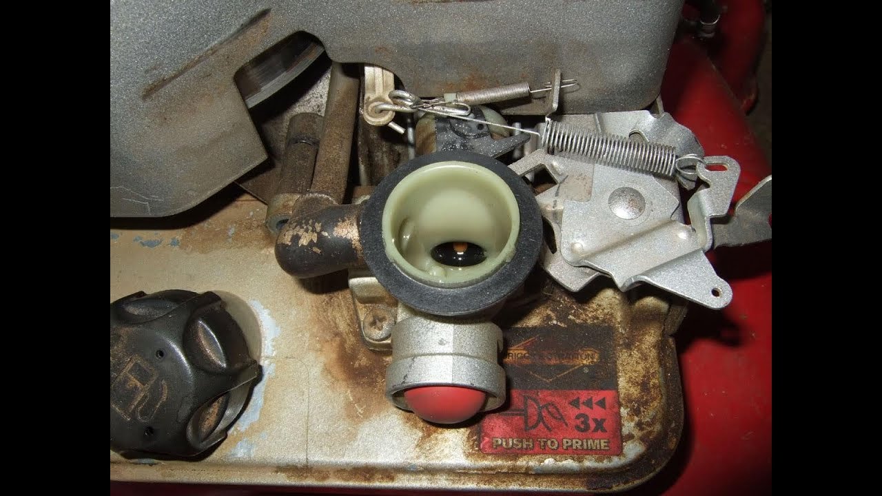 briggs and straton surging or primer not working ? Here is a $5.00 fix..