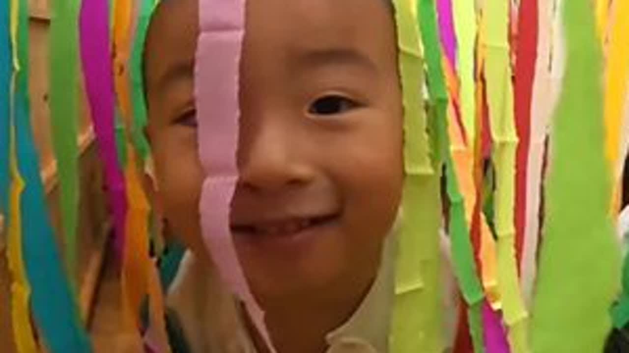 #幼儿园里欢乐多 孩子们喜欢的游戏时间～
