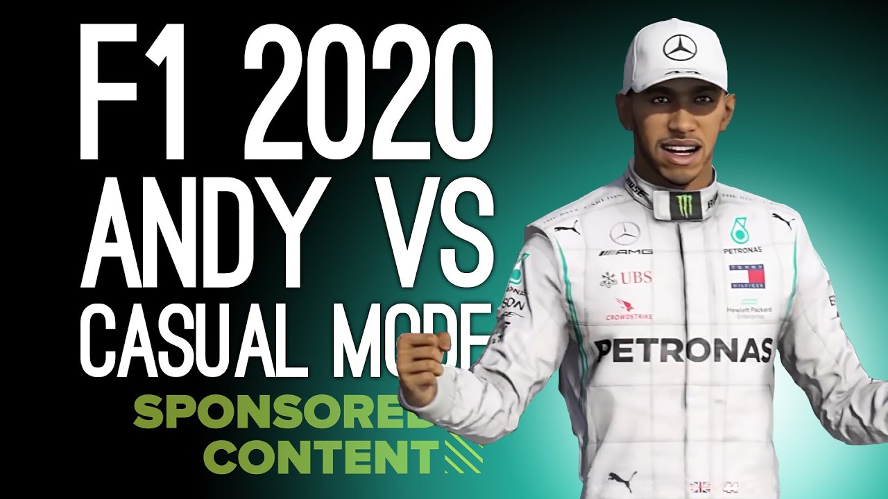 F1 2020: Mike's Driving School! Andy vs New Casual Mode Gameplay 🏎(Sponsored Content)
