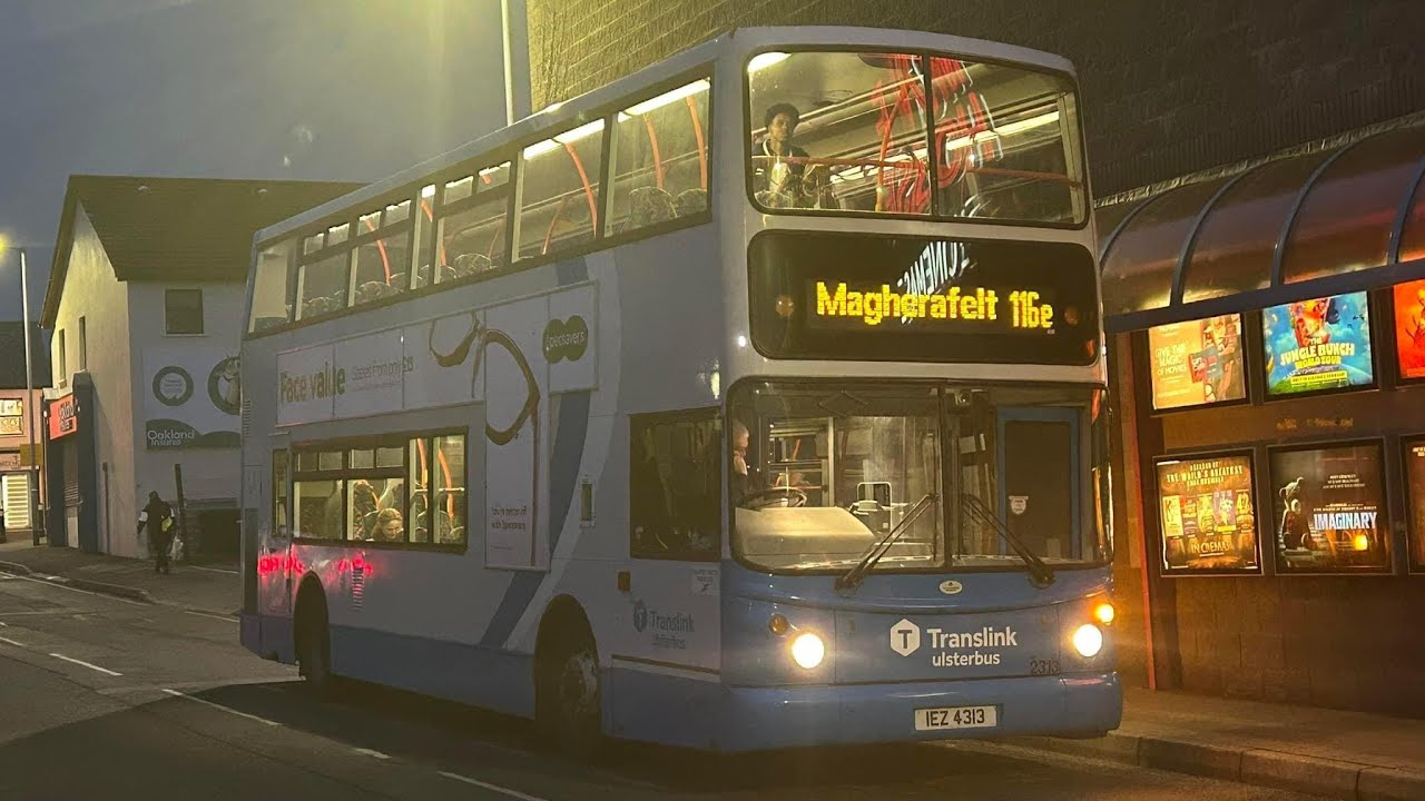 Translink Ulsterbus Volvo B7TL ALX 400 2313 (Route 116e)