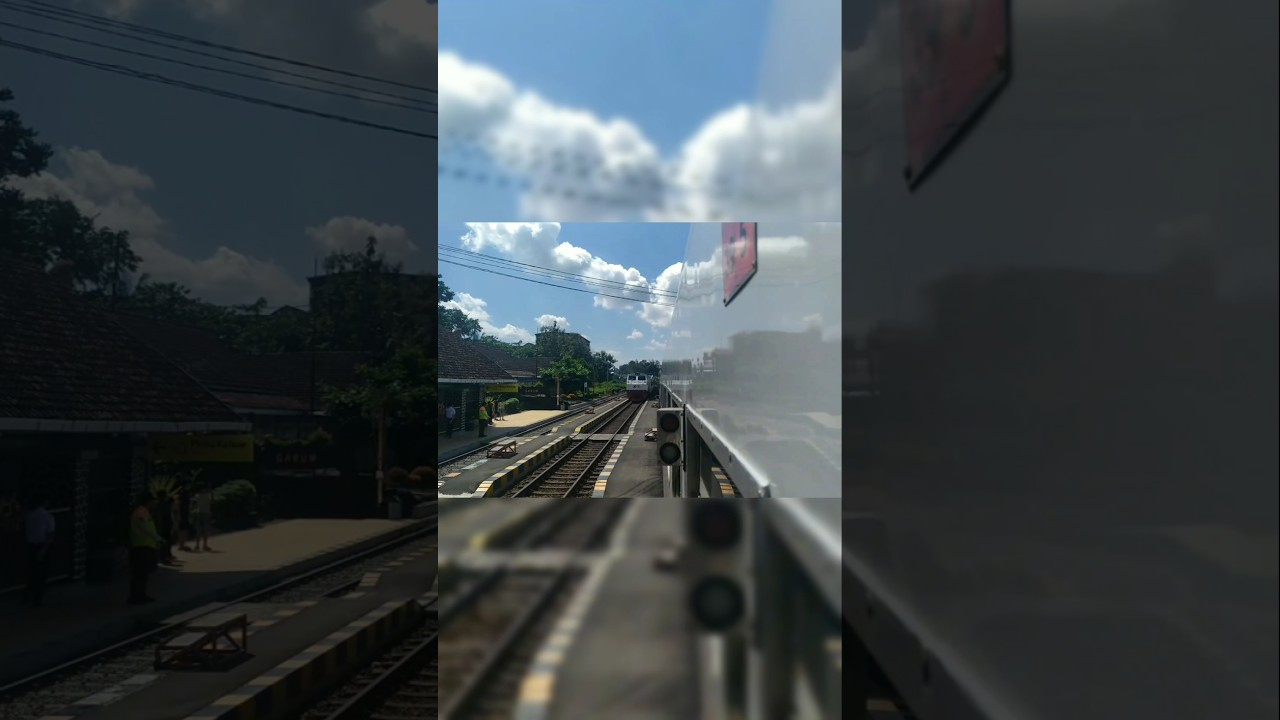 Part 2 mojokerto-malang.. 🚂. #keretaapi#lokomotif#fyp#kadhoho