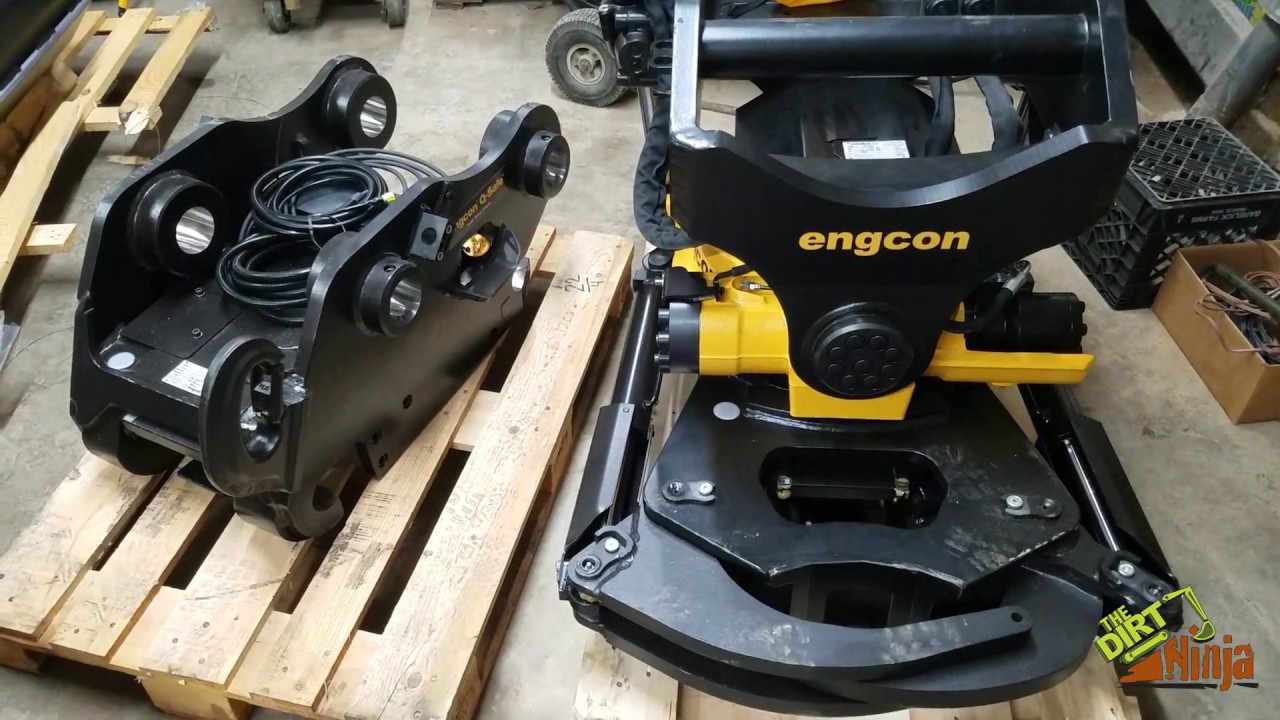 New Engcon Tiltrotator For My John Deere 200lc