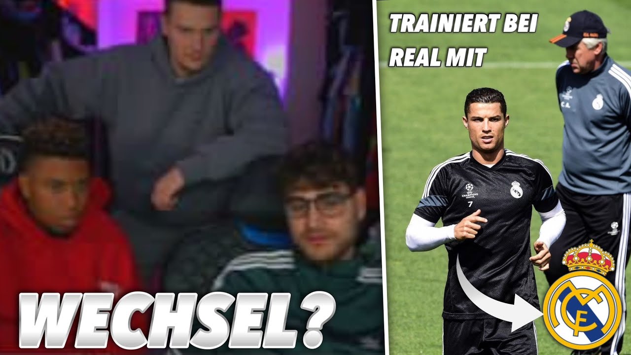 Eli und Co. &uuml;ber den m&ouml;glichen Wechsel von Cristiano Ronaldo zu Real Madrid! 🤔 | EliasN97 Clips