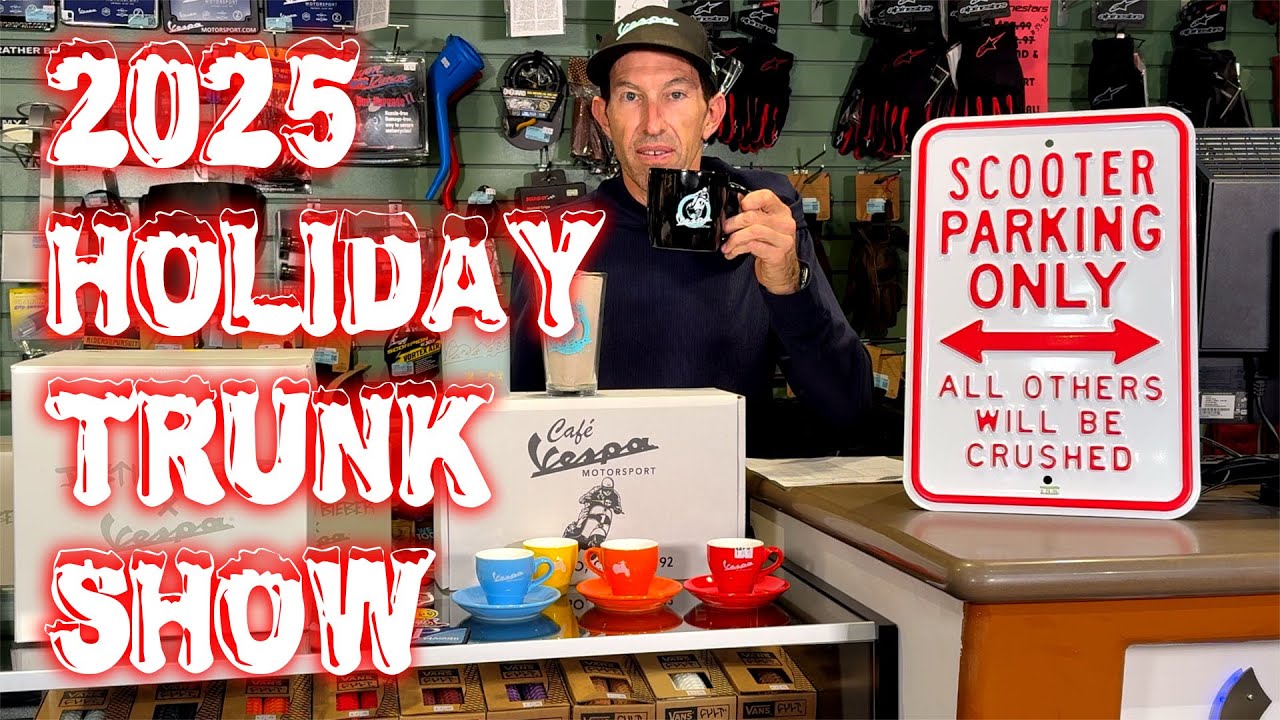 2025 Holiday Gift Guide from Scooterwest.com & Vespa Motorsport