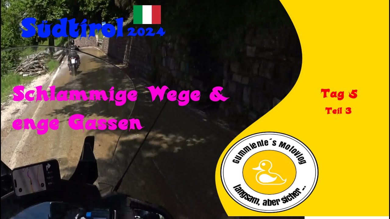 Südtirol 2024 | Schlammige Wege & enge Gassen | Tag 5/4 | BMW 1200 RT