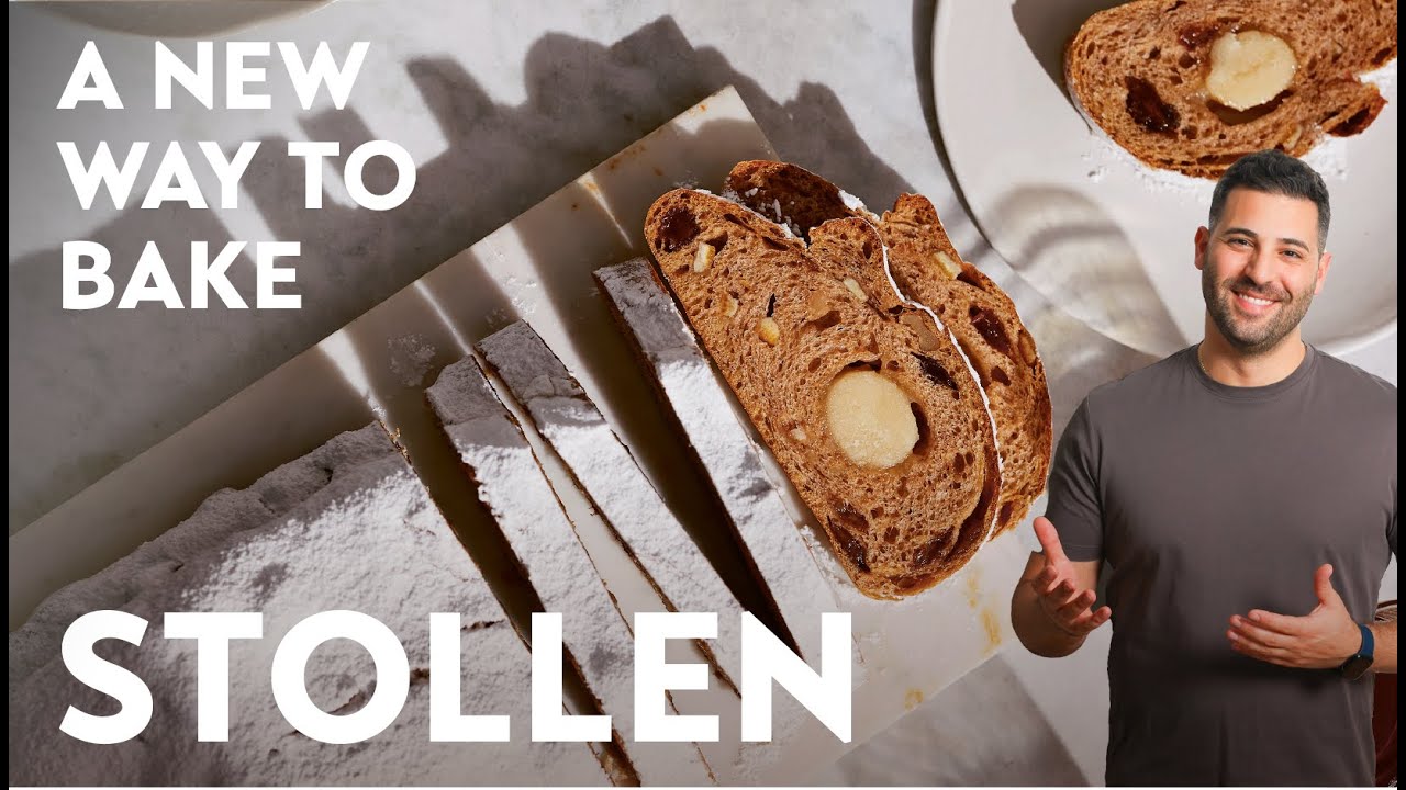 How to make Marzipan Stollen 100% naturually plant-based + Bonus Marzipan recipe