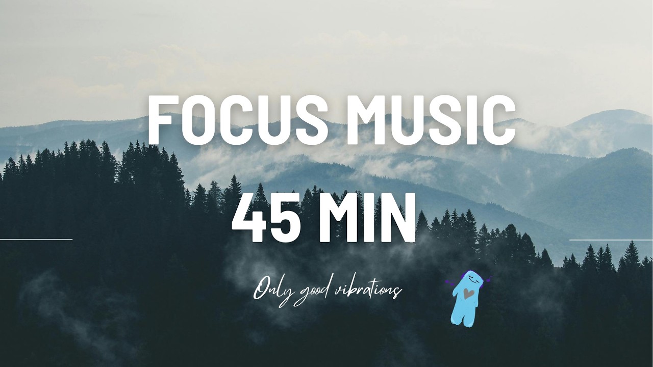 Deep Focus Study Music — Warm Pads + Felt Piano Ambient Electronic Mix (45 Min) |