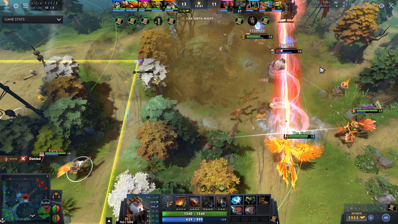 Dota 2 - Super outplay Sniper | Barry HCT