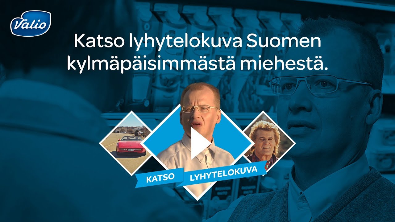 Suomen kylm&auml;p&auml;isin mies | Valio piim&auml;