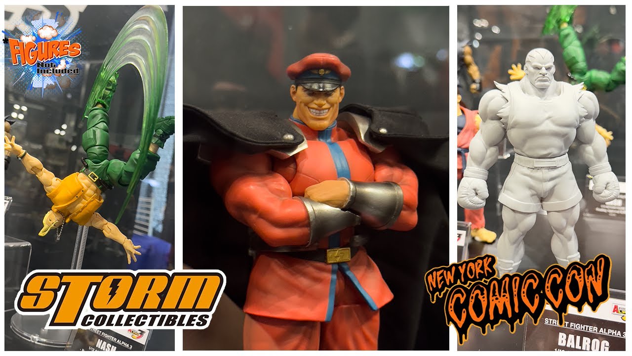 NYCC 2025 Storm Collectibles Booth Tour - Balrog, Zangief and AKUMA REVEALS!