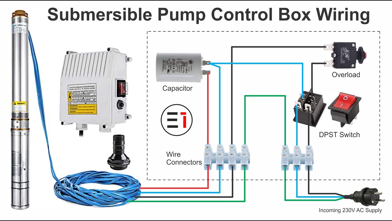 How to Wire Submersible Motor Control Box | By 