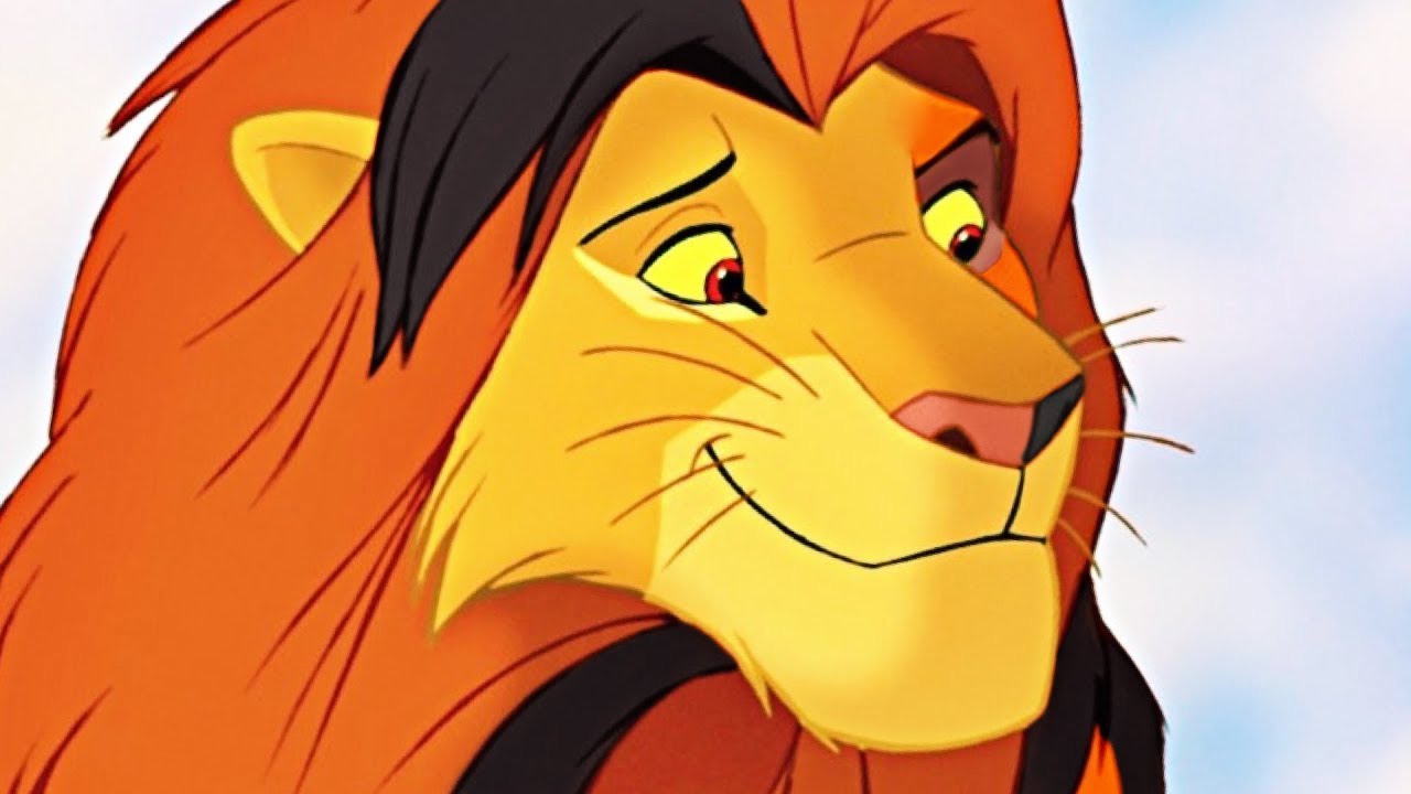 SIMBA with SCAR'S fur and makeup!