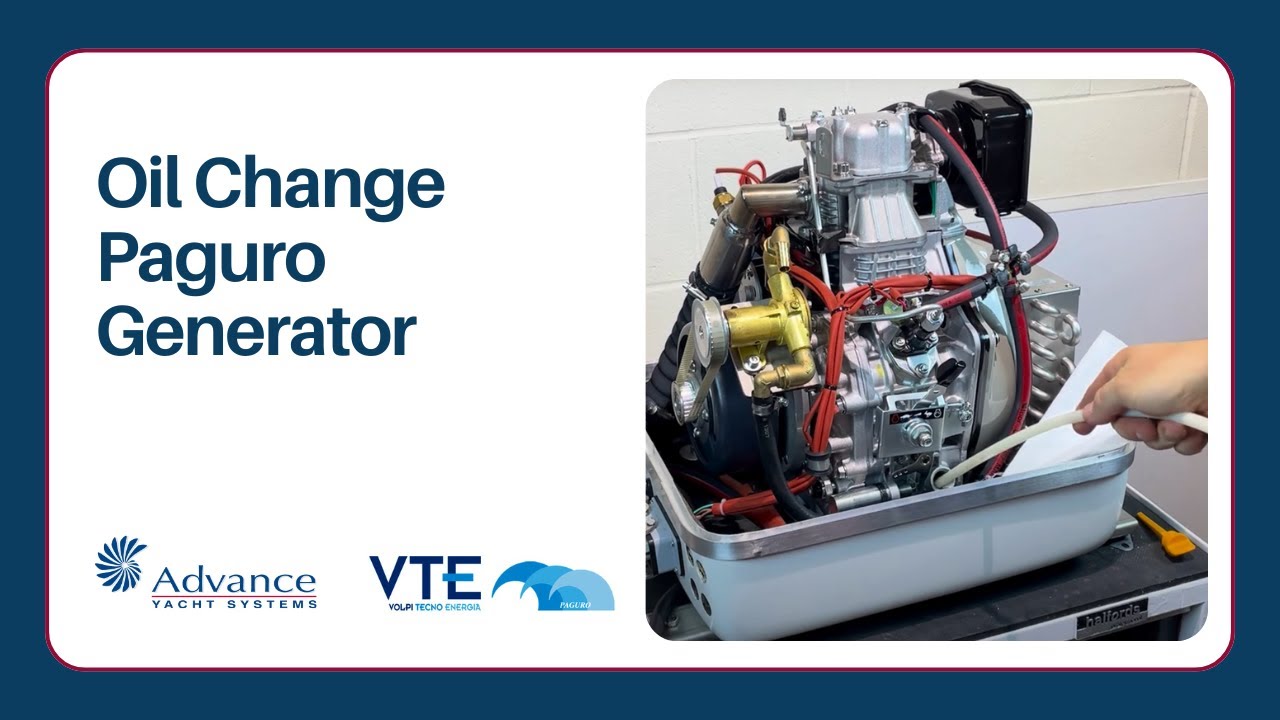 How to change the Oil on a Paguro generator