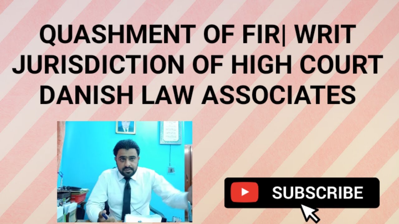 QUASHMENT OF FIR| WRIT JURISDICTION OF HIGH COURT|GROUNDS OF QUASHMENT OF FIR.