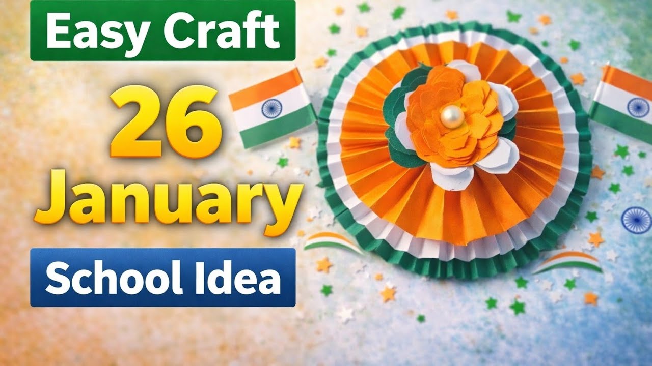 Republic Day Craft ideas/ independence day/ craft ideas/ school project ideas 🇨🇮 🇬🇭