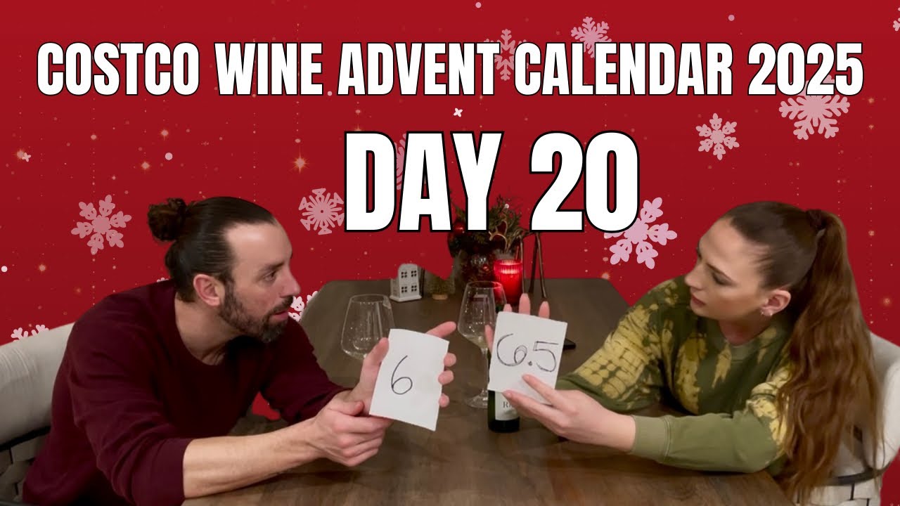 Costco Wine Advent Calendar 2025 | Day 20 | Meadow Moon Riesling Review | Holiday Wine Tasting