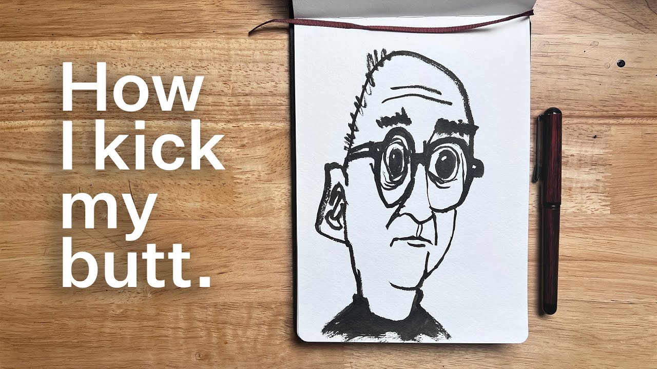 A pep talk for stuck artists.