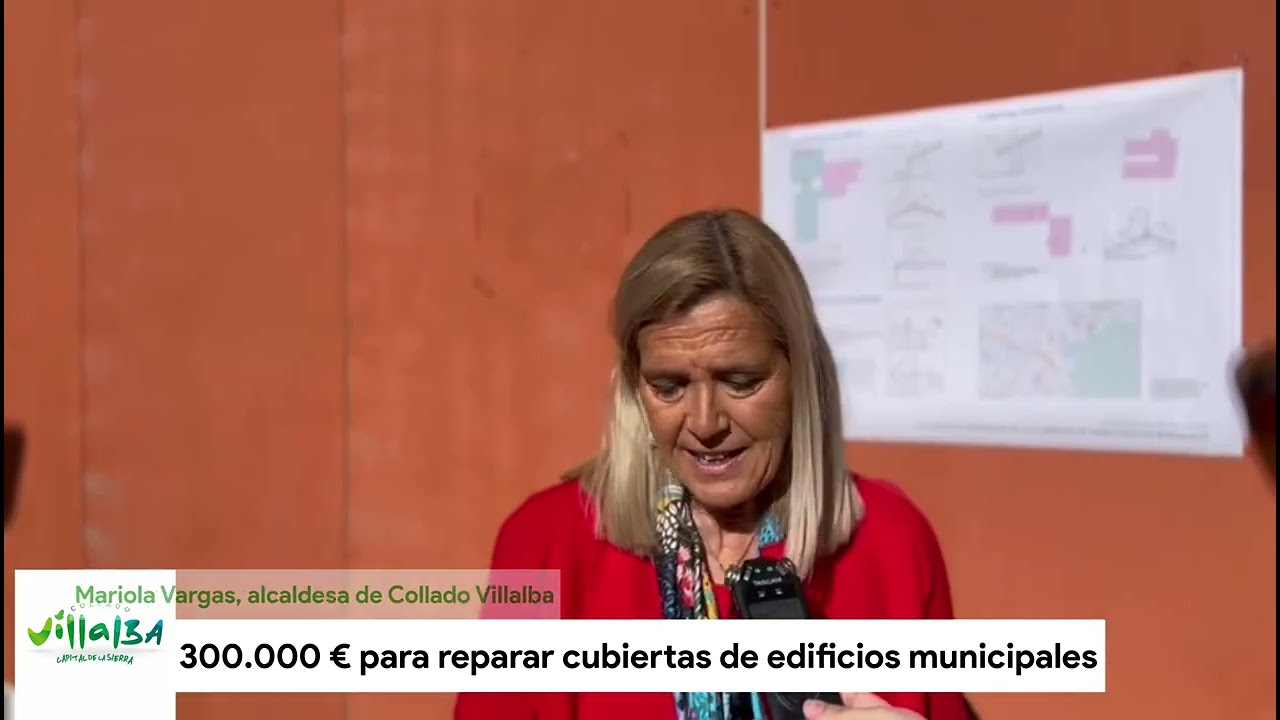 El Ayuntamiento de Collado Villalba invierte 300.000 € en reparar cubiertas de edificios municipales