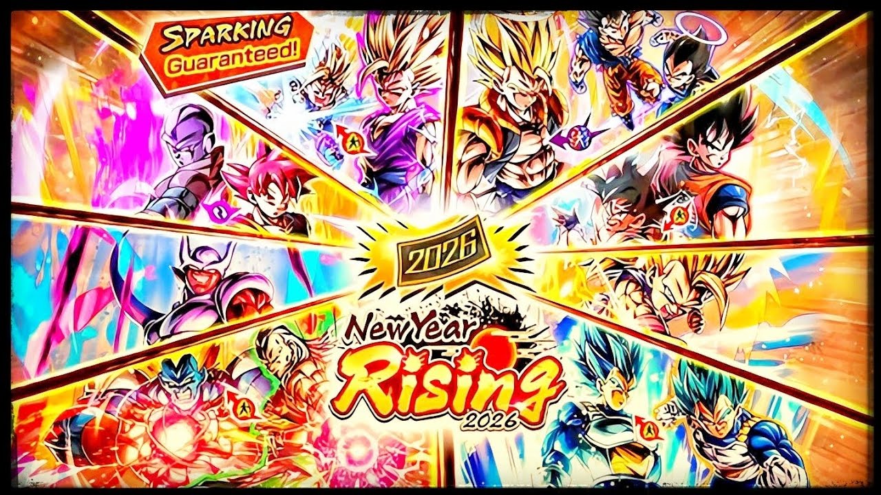 my new year rising guaranteed ll's / dragon ball legends
