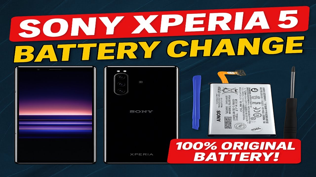 Sony Xperia 5 Battery Replacement | Original Battery  #SonyXperia5 #MobileRepair #BatteryReplacement